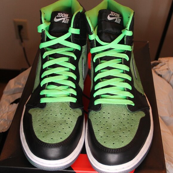 Jordan 1 Retro High "Zoom Zen Green" (Size 11.5M) - Picture 1 of 12